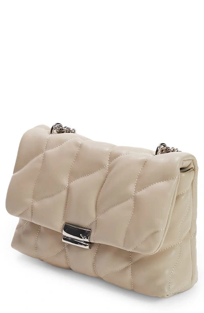 Shop Topshop Saint Quilted Shoulder Bag In Brown