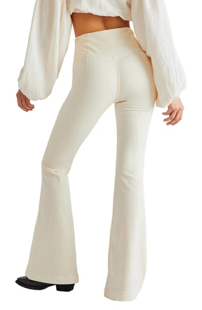 Shop Free People Venice Beach Flare Pants In Worn White