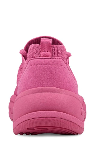 Shop Easy Spirit Power Lace-up Sneaker In Dark Pink