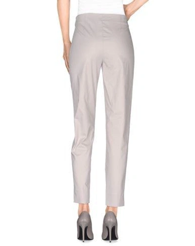 Shop D-exterior Casual Pants In Light Grey
