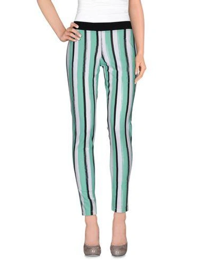 Shop Marco Bologna Casual Pants In Light Green