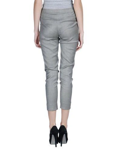 Shop Emporio Armani Casual Pants In Grey