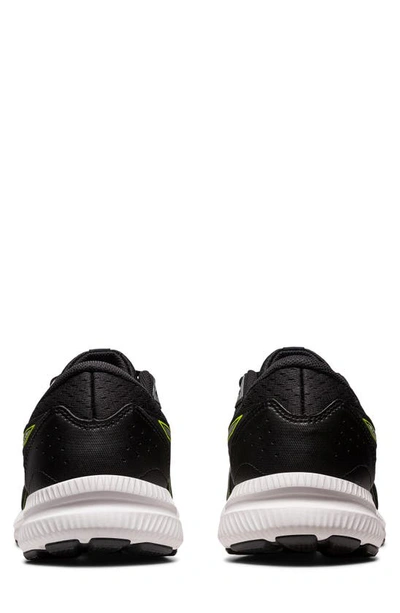 Shop Asics Gel-contend 8 Standard Sneaker In Black/ Pure Silver