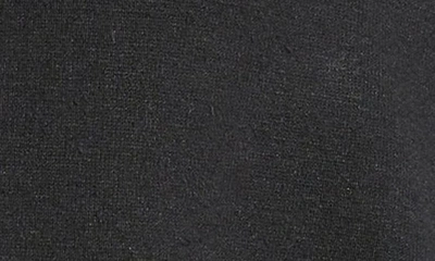 Shop Sami Miro Vintage Crop Raw Hem Cutout Organic Hemp & Cotton French Terry Hoodie In Black