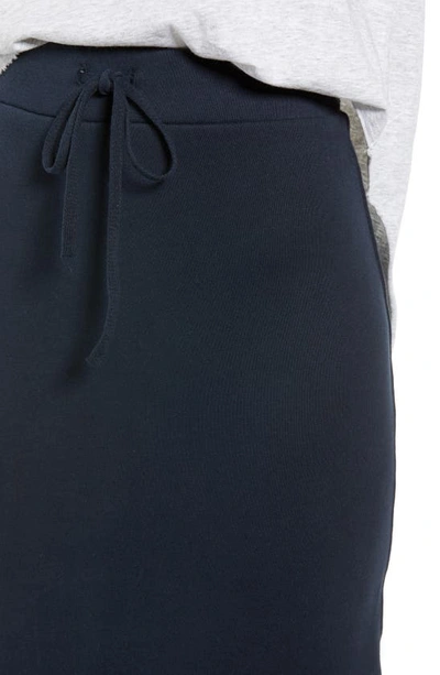 Shop Frank & Eileen Tee Lab Fleece Midi Skirt In British Royal Navy