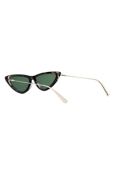 Shop Dior Miss B4u 55mm Cat Eye Sunglasses In Dark Havana / Green