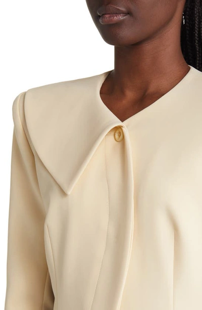 Shop Head Of State Lola Cutout Jacket In Cream