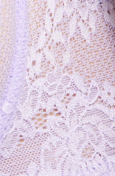 Shop Natori Heavenly Lace Convertible Balconette Bra In Violette