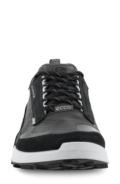 Shop Ecco Biom 2.0 X Mtn Waterproof Sneaker In Black/ Magnet/ Black