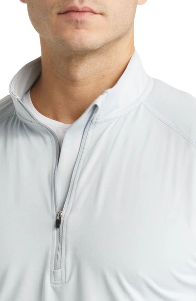 Swannies Hayes Half Zip Golf Pullover In Cloud Heather