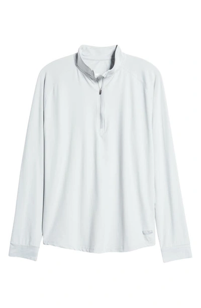 Swannies Hayes Half Zip Golf Pullover In Cloud Heather