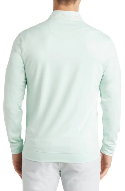 Swannies Mckinnon Quarter Zip Golf Pullover In Green