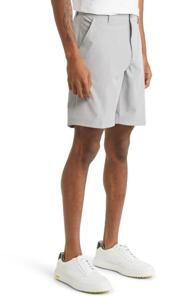 Swannies Sully Stretch Flat Front Shorts In Gray