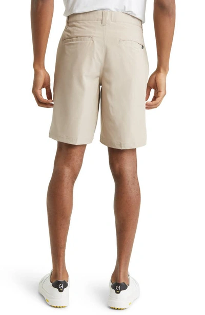 Swannies Sully Stretch Flat Front Shorts In Tan