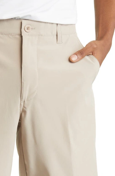 Swannies Sully Stretch Flat Front Shorts In Tan