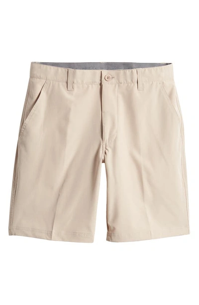 Swannies Sully Stretch Flat Front Shorts In Tan