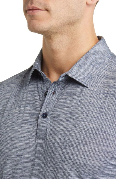 Swannies Parker Golf Polo In Navy