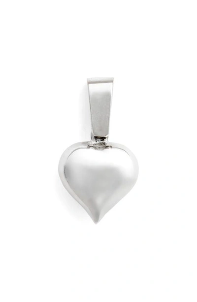 Shop Martine Ali Heart Bale Single Earring In Silver