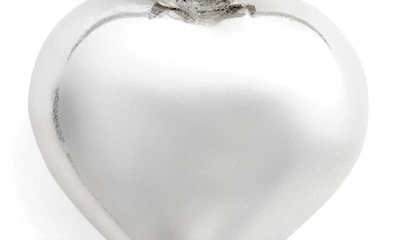 Shop Martine Ali Heart Bale Single Earring In Silver