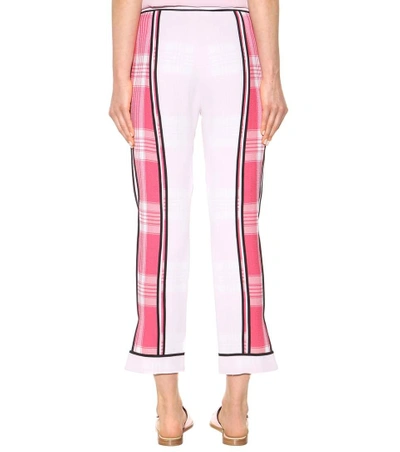 Shop Acne Studios Olwyn Crêpe Trousers In Pink