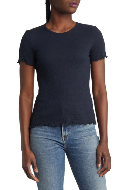 Rag & Bone Gemma Floral Jacquard T-shirt In Salute