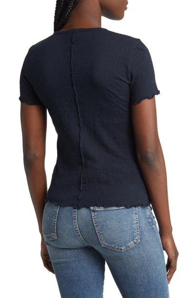 Rag & Bone Gemma Floral Jacquard T-shirt In Salute