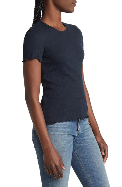 Rag & Bone Gemma Floral Jacquard T-shirt In Salute