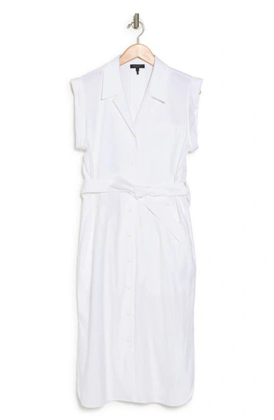 Shop Rag & Bone Helena Linen Blend Shirtdress In White