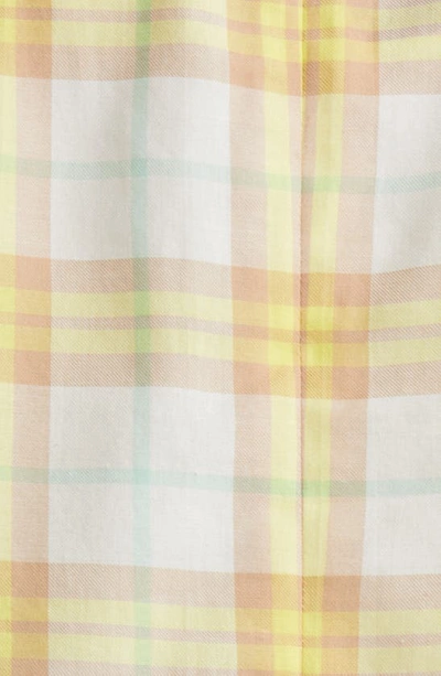 Rag & Bone Margot Plaid Blazer In Ylwplaid