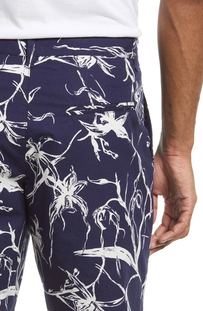Shop Rag & Bone Perry Floral Print Ripstop Cotton Shorts In Indgflral
