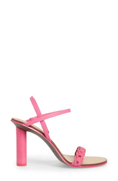 Rag & Bone Infinity Sandal In Magenta Leather