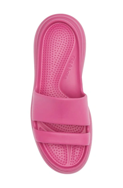 Shop Rag & Bone Brixley Platform Slide Sandal In Fuchsia