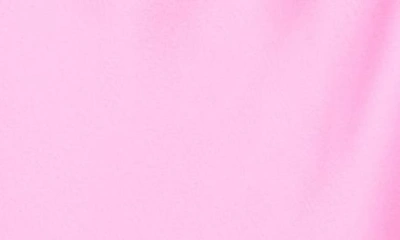 Renee C Satin Cowl Neck Camisole In Bright Pink