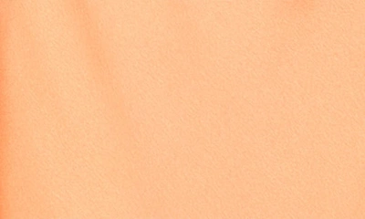 Renee C Satin Cowl Neck Camisole In Melon