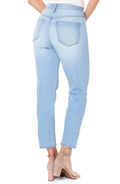 Shop Rachel Roy Uhr Distressed Mom Jeans In Magnificent