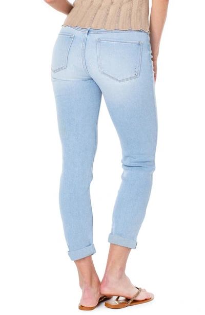 Shop Rachel Roy Girlfriend Distressed Rolled Hem Crop Jeans In Alora
