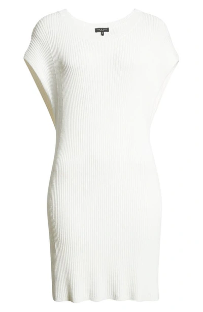 Shop Rag & Bone Dakota Tunic Sweater In Bright White