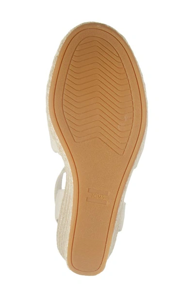 Toms Marise Ankle Strap Espadrille Wedge In Natural