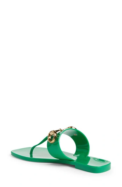 Shop Jeffrey Campbell A Lil Bit Sandal In Green Shiny
