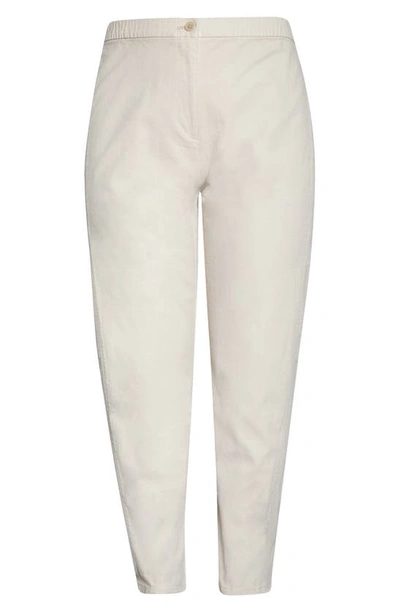Eileen Fisher Ankle Lantern Cargo Pants In Wheat
