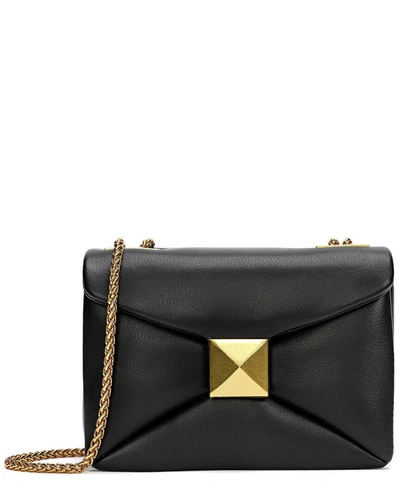 Shop Tiffany & Fred Smooth Leather Shoulder Bag In Black