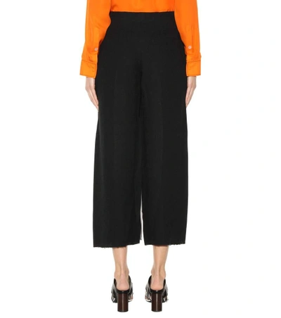 Shop Edun Crepe Culottes In Black