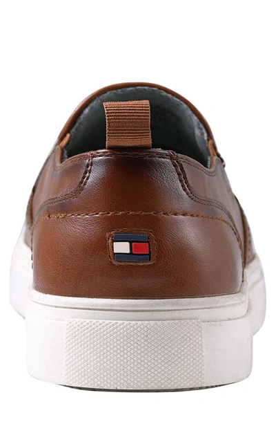 Shop Tommy Hilfiger Kozal Slip-on Sneaker In Medium Brown