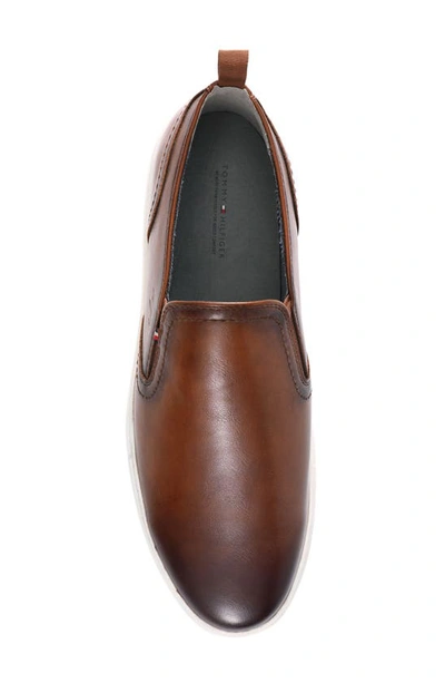 Tommy Hilfiger Kozal Slip-on Sneaker In Medium Brown