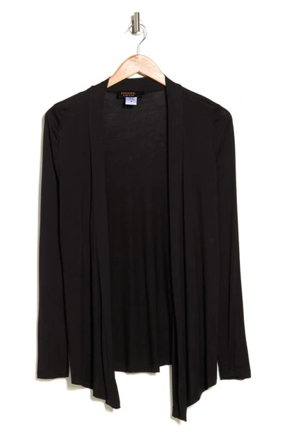 Renee C Jersey Cardigan In Black