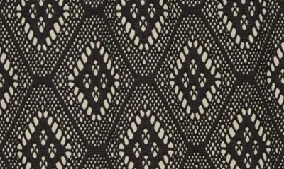 Renee C Geo Print Pencil Skirt In Black