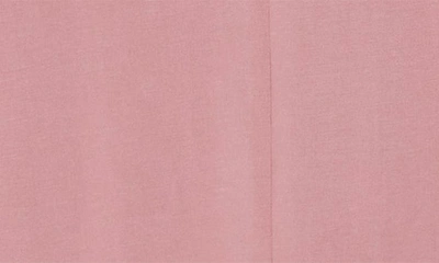 Renee C V-neck Long Sleeve Solid Top In Pink