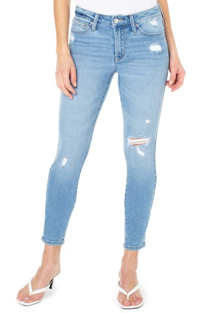 Shop Rachel Roy Mid Rise 27" Inseam Ankle Skinny Jeans In Vixen