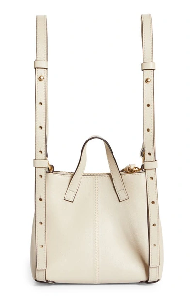 Shop See By Chloé Joan Leather Backpack In Cement Beige
