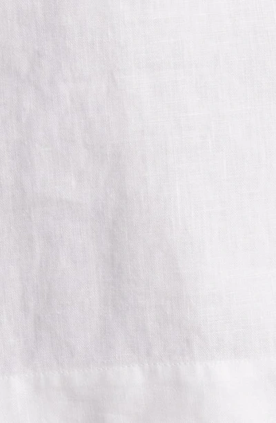 Tommy Bahama Costalina Lace-up Linen Tunic In White